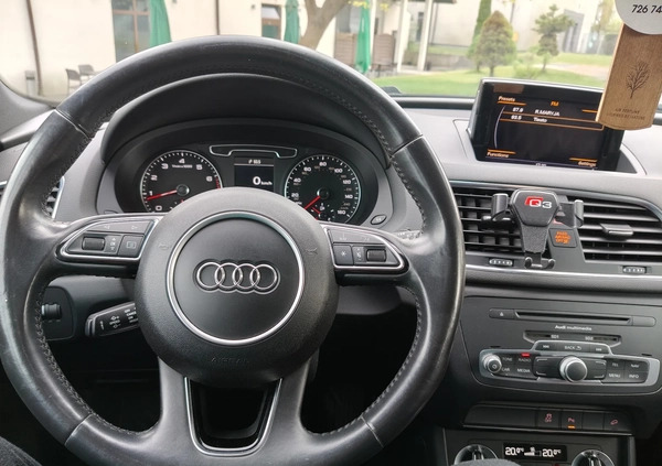 Audi Q3 cena 57900 przebieg: 137500, rok produkcji 2015 z Lubliniec małe 742